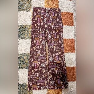 We The Free Hippie Boho Print Flare Bell Bottom Pants 27